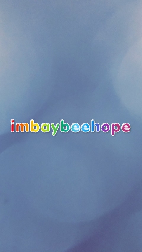 imbaybeehope onlyfans leaked picture 1